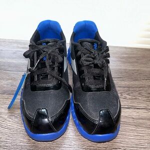 Reebok Black and Blue Athletic Sneakers Steel Toe